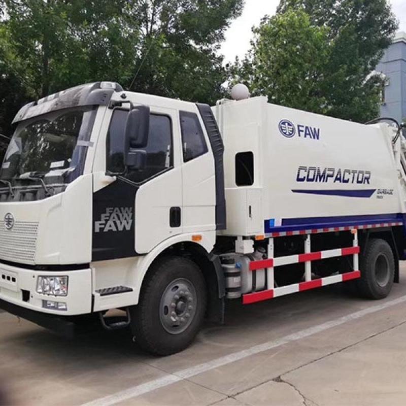 FAW 6~8m3 compressed garbage truck