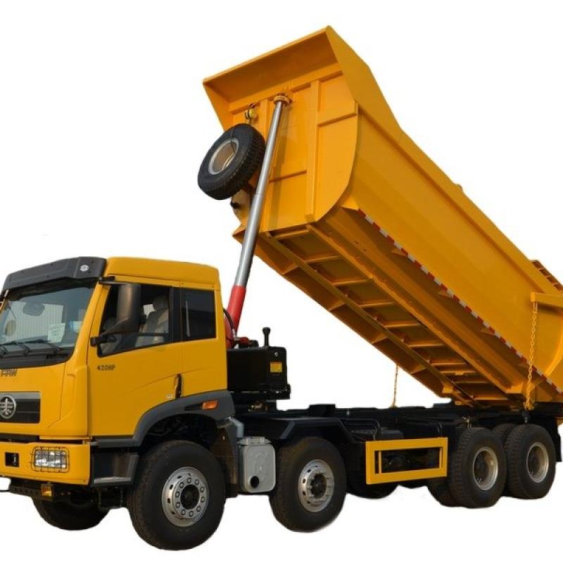 FAW New J5P 8x4 dump truck U shape tipper tray