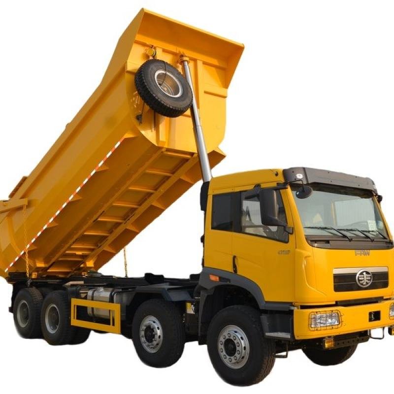 FAW New J5P 8x4 dump truck U shape tipper tray