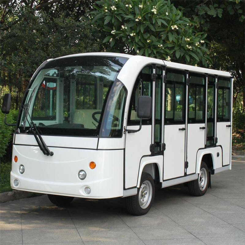 11 Seater Electric Lithium Enclosed Sightseeing Bus DN-11C