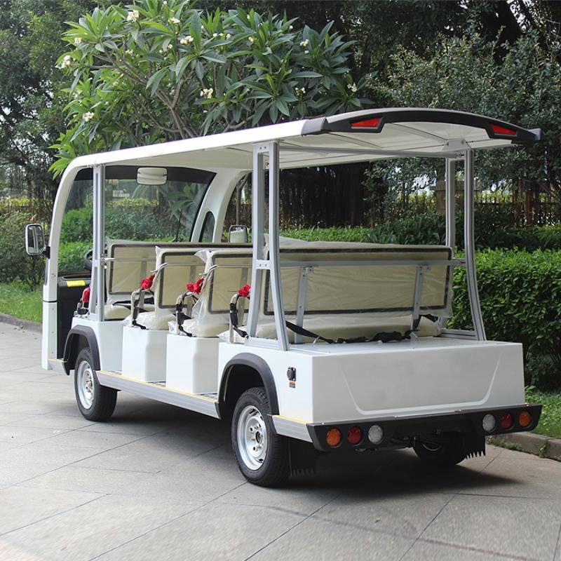 11 Seater Electric Lithium Open Sightseeing Bus DN-11M