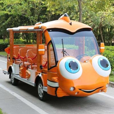 14 Seater Electric Customized Lithium Sightseeing Bus DN-14