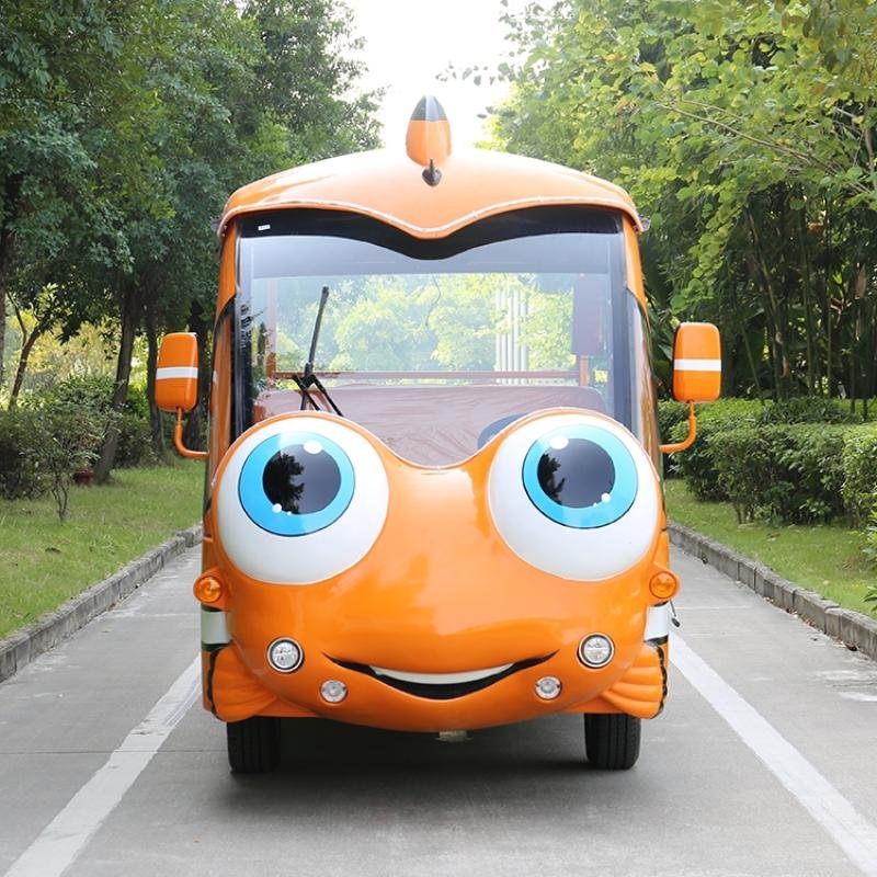 14 Seater Electric Customized Lithium Sightseeing Bus DN-14