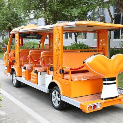 14 Seater Electric Customized Lithium Sightseeing Bus DN-14